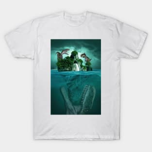 Predatory Depths: Survival on Monster Island T-Shirt